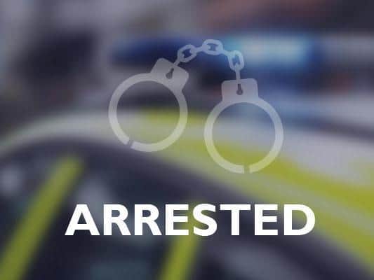A man was arrested