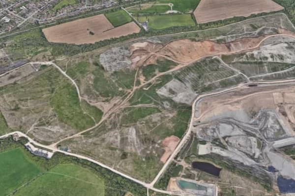 Landfill site in Bletchley