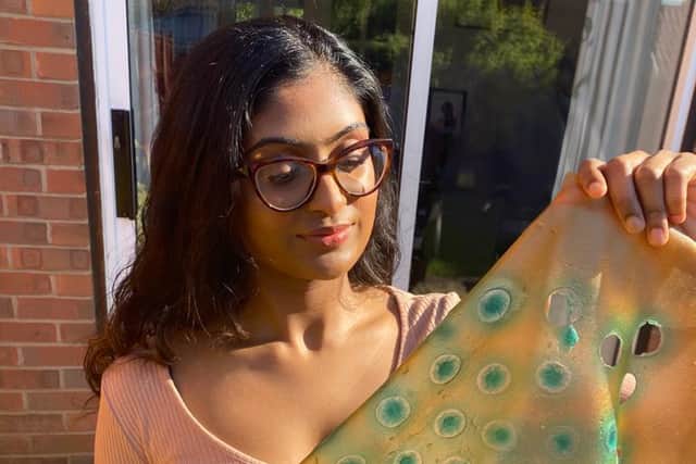 Geedanjana and her plastic