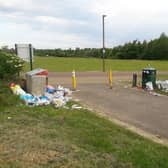 Leaving rubbish next to a full bin still counts as littering