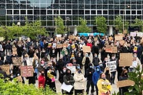 BLM protest in MK