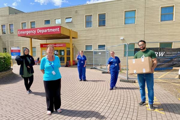 Al-Fikr hasbeen delivering PPE and weekly mealsto NHS staff
