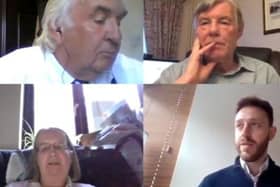 Councillors during Tuesday's scrutiny meeting