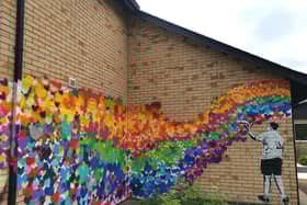 The pupils' mural