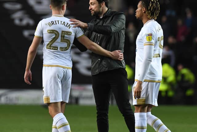 Russell Martin will face a battle to keep Callum Brittain