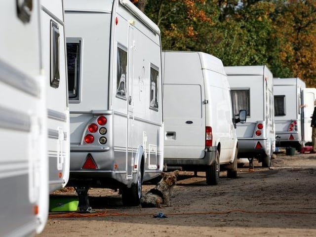 Unauthorised encampments were moved on as normal