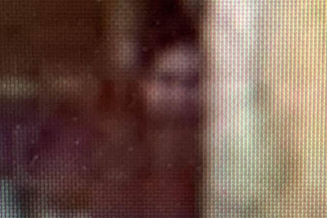 The photo is blurred because it is so magnified. But there seems to be a resemblance to Leah Croucher.