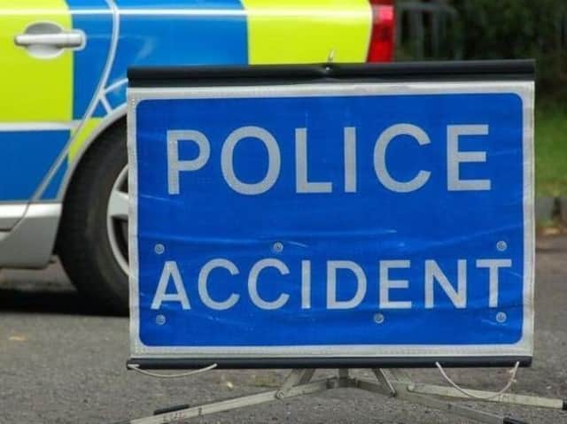 Two lanes have been blocked by a crash on the M1 southbound