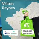 Cllr Robin Bradburn announces the funding for high streets in Milton Keynes
