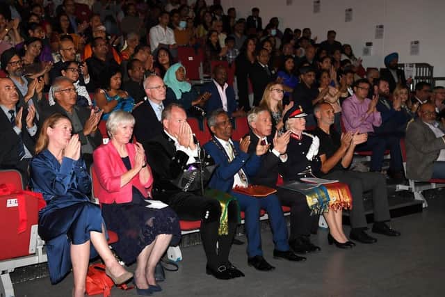 Members of the audience at the presentation evening