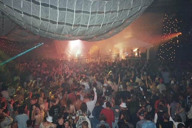 A scene from The Sanctuary in the 1990s in Milton Keynes