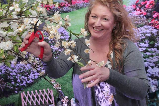 Charlie Dimmock is visiting Milton Keynes to offer autumn gardening tips