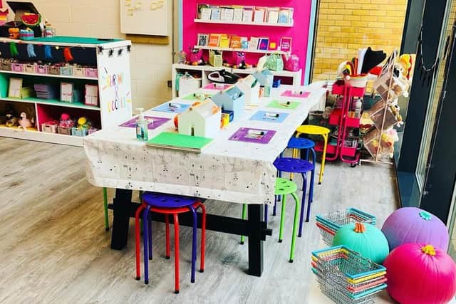Free craft sessions for children are proving a big hit in the store