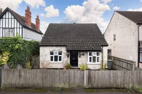 The cottage looks charming from the outside