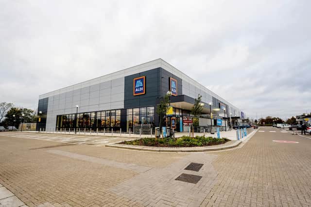 The new Aldi store at The Place Retail Park