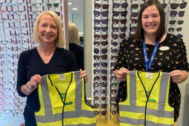 Specsavers staff will be handing out hi vis vests at the firework display