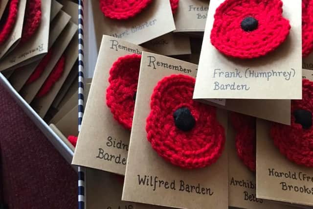 The Remember Me poppies have this week been hidden around town