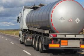 A compressed gas tanker. Photo: Shutterstock