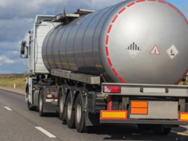 A compressed gas tanker. Photo: Shutterstock