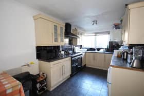 The property boasts a fitted kitchen. Photos: Zoopla