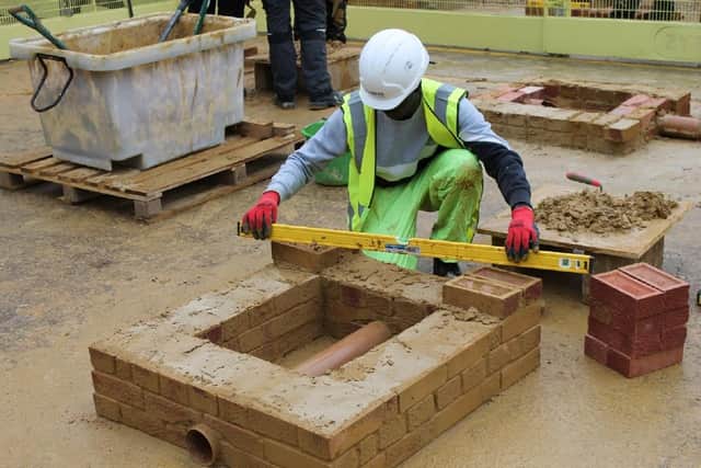 The scheme offers a three year apprenticeship in the building trade