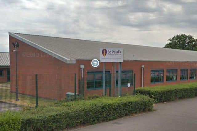 The incident happened at St Paul's School, in Phoenix Drive, Leadenhall, Milton Keynes