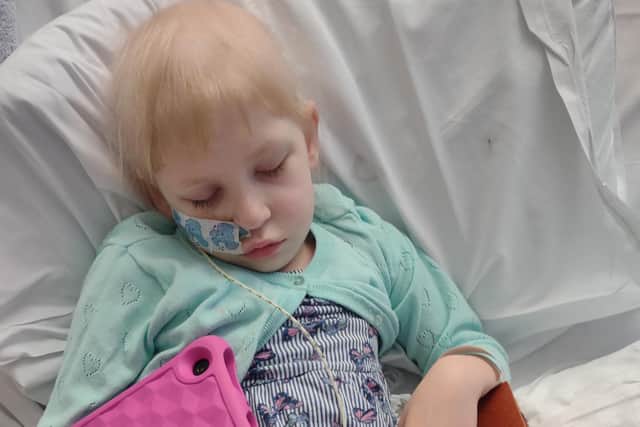 Little Poppy Bailey is fighting stage 4 cancer