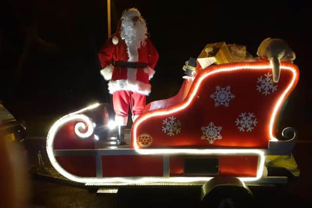 The Santa float is enjoyed by thousands of families in Milton Keynes