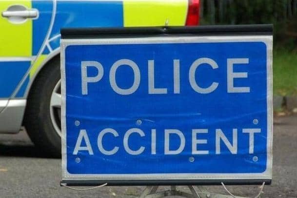 Two lanes are blocked on the M1 on Friday afternoon