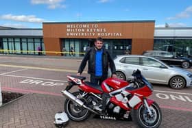 Luke Radwell will start his 2,000 tomorrow from outside MK hospital