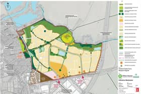 The site is to the east of Newport Pagnell