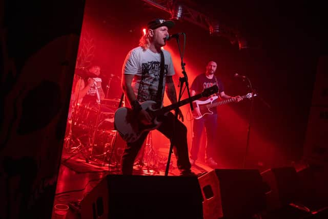 Spring Park on stage at the Craufurd Arms. Photo by David Jackson.