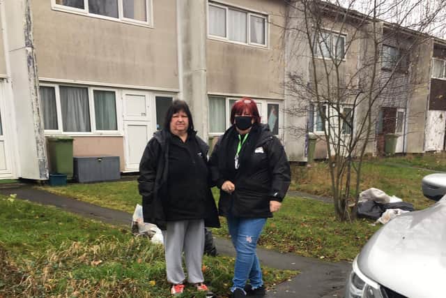 Cllr Donna Fuller and Sue Smith on Netherfield