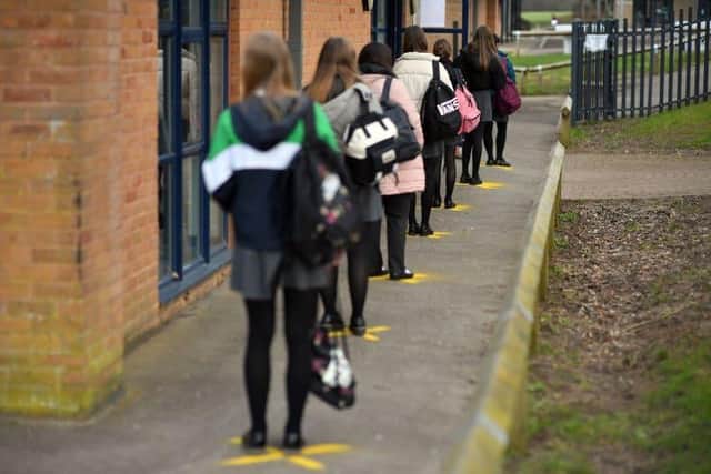Less pupils have attended school in person according to the latest data
