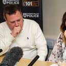 Heartbroken: John and Claire Croucher
