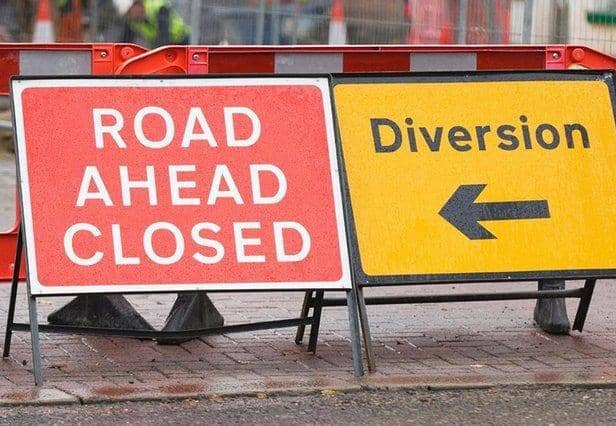 The closures will cause delays for motorists
