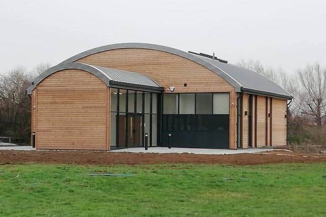 The Hindu Community Centre in Ferry Meadows Close, Broughton