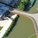 The Campbell Wharf bridge
