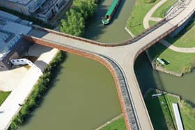 The Campbell Wharf bridge