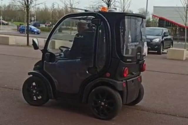 A driverless car. Image Imperium Drive/BBC
