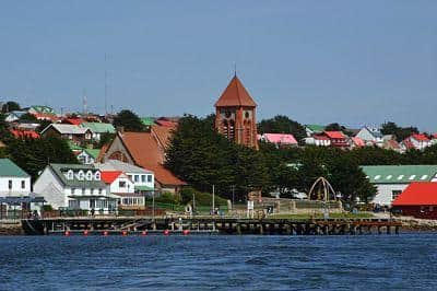 Stanley is in the Falkland Islands