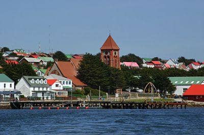 Stanley is in the Falkland Islands