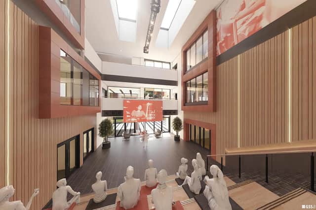 Artists impression of how the new Institute of Technology in Milton Keynes will look