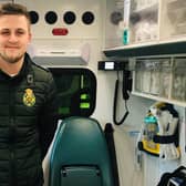 Emergency care assistant Toby Jacques