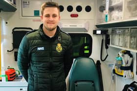 Emergency care assistant Toby Jacques