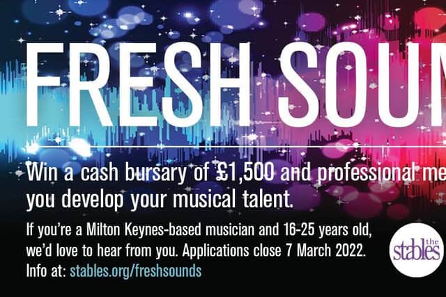 The bursary scheme is called Fresh Sounds