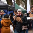 The Vegan Market at Bletchley's Queensway drew a good turnout on Saturday (8/1): Photos by Jane Russell