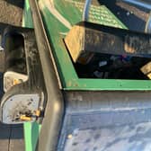 The new solar bins are looking pretty grubby