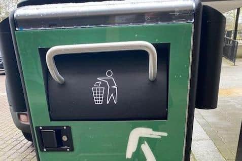 The bins looked very smart when they were installed last year
