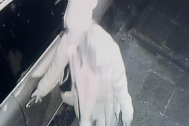 The mystery woman had been caught on CCTV all over Wolverton and New Bradwell